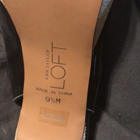 Black, Patton leather sandal pumps! - Picture 3 of 3